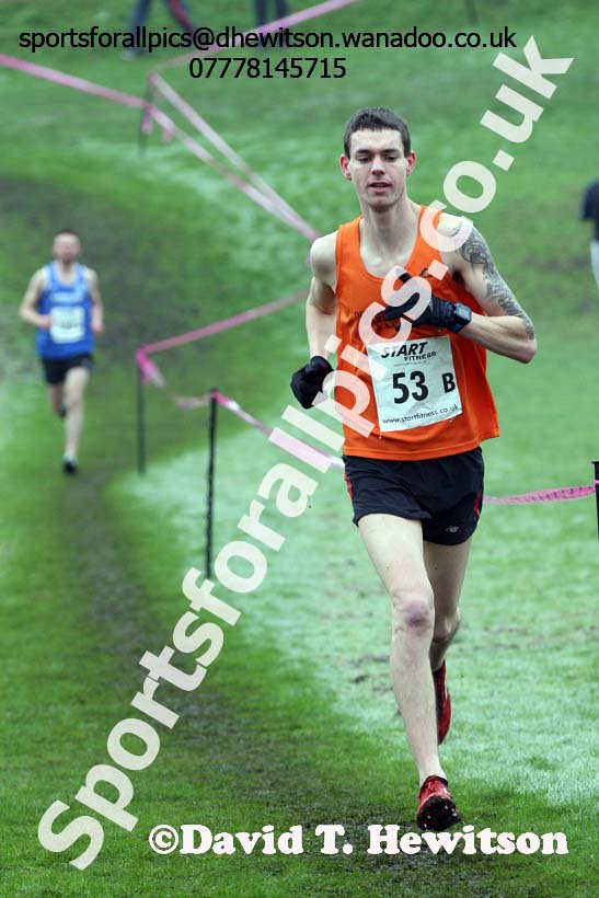Senior men, Durham Cathedral Cross Country Relays. Photo: David T. Hewitson/Sports for All Pics
